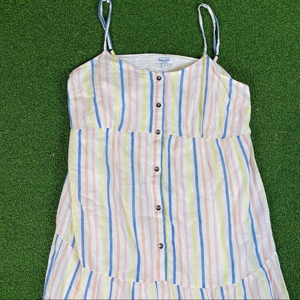 Splendid Women Tiered Striped Long Maxi Dress - Picture 6 of 9